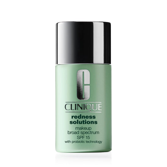 Redness Solutions Liquid Foundation Makeup Broad Spectrum SPF 15 with Probiotic Technology for Redness-Prone Skin| Medium Coverage + Natural Finish